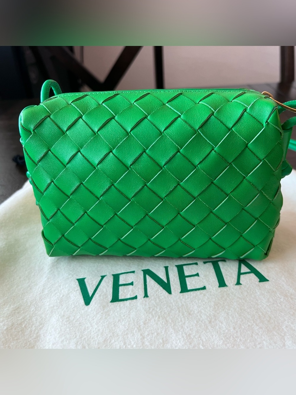 Bottega Veneta Mini Loop in Parakeet Green - Picture 5 of 16
